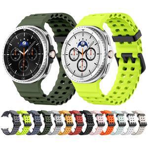 삼성 갤럭시 시계 8 클래식 46mm 용 마린 밴드 Watch8 실리콘 스트랩 팔찌 Smartwatch