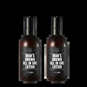 [헤이브로] 고함량 멀티케어 맨즈 브라운 올인원 로션 200ml (2set 구성)