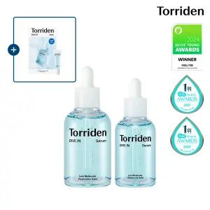 [SET] 토리든 다이브인 저분자 히알루론산 세럼 70ml+50ml (+다이브인 세럼 10ml+다이브인 마스크 1매)