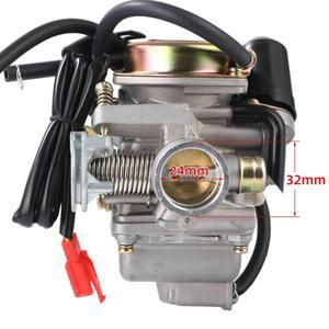 24MM PD24J 오토바이 기화기 GY6 125 152QMI 4 스트로크 스쿠터 Moped Taotao Baja ATV Go Kart