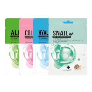(택1)차스킨 마스크팩20ml X 50매 /콜라겐 팩/알로에 팩/히알루론산 팩/스네일 팩/시트 마스크팩