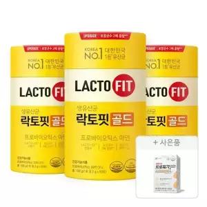 [혜택가 31,070원] 락토핏 골드, 50개입, 3개 + 증정 ( 프로메가 알티지오메가3, 장용성, 듀얼, 30캡슐, 1개 )