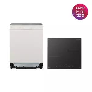 LG 디오스 오브제컬렉션 식기세척기 인덕션세트 DUE5BGL1E+BEI3ASB2OE
