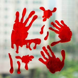 할로윈 소품 장식 유리장식(블러드핸드)
