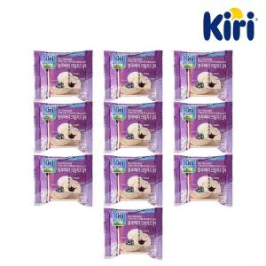 끼리 크림치즈 찰떡 블루베리 10개 / 개별포장 찹쌀떡 아이스찰떡 모찌 퓨전떡 디저트 인생떡