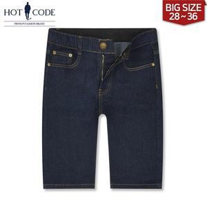 [HOTCODE]여름 남자 청 반바지 빅사이즈 스판 슬림일자 5부 데님 HC9584 행사_P062499092
