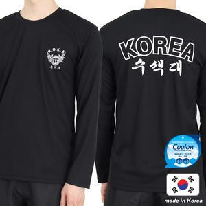 쿨론 수색대 ROKA 로카긴팔티 검정 로카티 군인 군용 군대 티셔츠