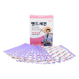 밴드 상처보호 대일제약 밴드세븐 대형 40매입