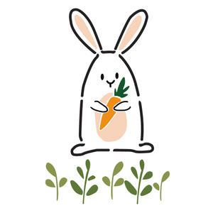 대문닷컴 스텐실도안(ST-3252)당근토끼