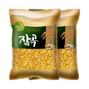 [현대농산]깐 병아리콩 4kg (2kgX2봉) 조각 병아리콩