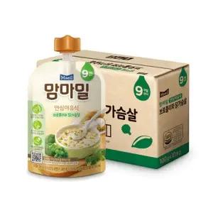 [매일] 맘마밀 이유식 브로콜리와닭가슴살 100g 10팩 (9개월)