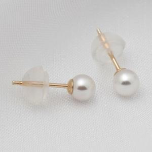 [CRICRI] 14K GOLD 진주 금 귀걸이 4mm 스와로브스키 크리스탈 제작