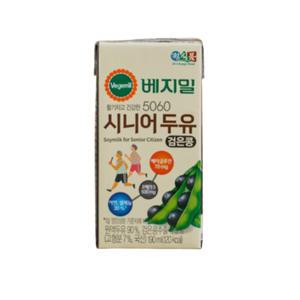 베지밀 5060 시니어 두유 검은콩 190ml 48개