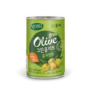 (주)동서 리치스 그린 올리브 홀 피멘토 405g