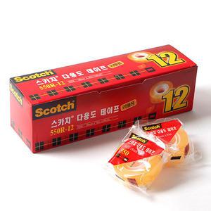 [3M]550R-12 스카치 다용도 테이프 리필18mmx30m/BOX