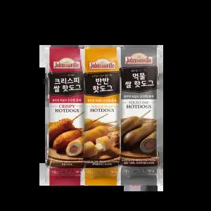 핫도그 3종 크리스피 반반 먹물 21개