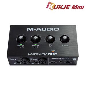 국제미디 M-Audio M-Track Duo 오디오 인터페이스 수입정품