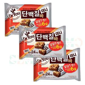 오리온 닥터유 단백질바 미니 72개(24개x3봉) 초코바