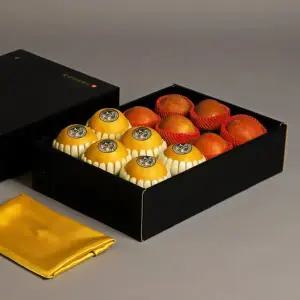 [달찐과일][지정일발송][SSG상품권증정이벤트] 사과배 혼합 선물세트 2호 6kg (배6,사과6) 금보자기 별...