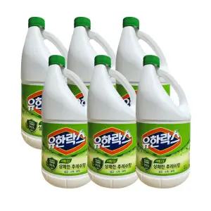유한양행 유한락스 후레쉬 2L 6개 살균 소독 표백 세정