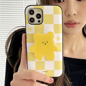[신세계몰]갤럭시 A15 A25 A24 A34 A12 A31 A32 A42 휴대폰 케이스 스윗베어 그립 톡홀더 + 카드수납케이스
