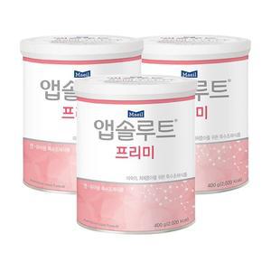 앱솔루트 특수분유 프리미 400g 3캔