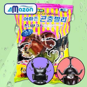 다팜아쿠아 아마존 장수풍뎅이 사슴벌레 곤충 전용 과일향 고급 수액 젤리 1봉 20개입