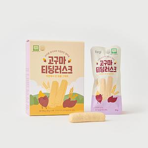 퍼기 아기 고구마 티딩러스크 이앓이 치발 과자 간식 6개입(1BOX)