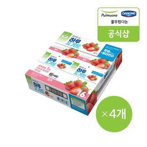 풀무원다논 하루요거트 딸기 16입 80g  x 4개
