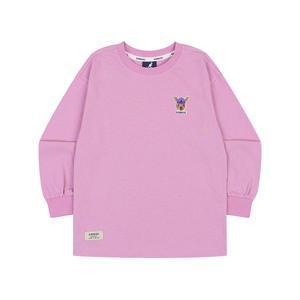 [캉골키즈](센텀시티점)뉴 심볼 패치 티셔츠 QC 0006 라벤더 (AQCCRT00061LA)
