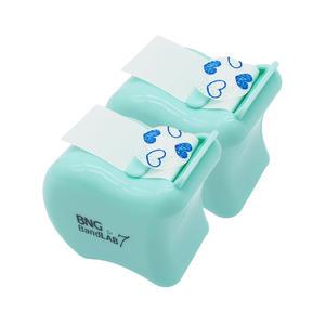 밴드골드 하트 밴드랩7 원형 20mm 107매 x 2개 채혈 롤 주사밴드