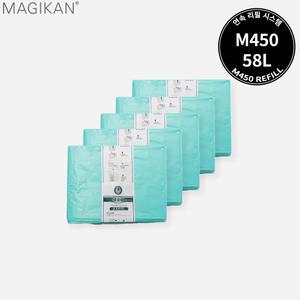 [매직롤] 매직캔 정품 3겹 리필 450 [M450BW M450SW]용 휴지통 쓰레기통