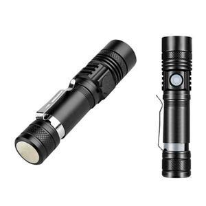 강력한자석 LED 충전식 후레쉬 XMLT6칩 D518M