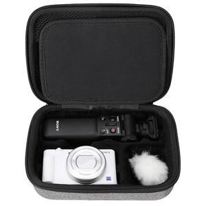 소니 ZV-1에 맞는 Mchoi 충격 방지 휴대용 케이스 / ZV-1F ZV-1 II 브이로그 디지털 카메라 및 블루투스 그립 액세서리 키트, 전용 홈이 있는 경우