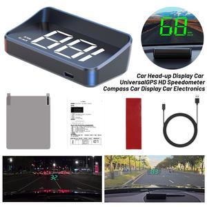 M2 헤드업 디스플레이 자동차 속도계 KMH/MPH HUD USB 케이블 플러그 앤 플레이 GPS 및 Beidou 듀얼 위성 시스템