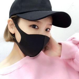 3+3+3 연예인 패션 검정 아이돌 스포츠 러닝 블랙 마스크