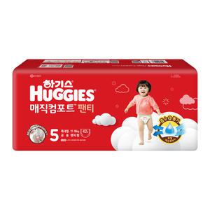 2024 하기스 매직컴포트 팬티 5단계 특대형 공용 42매 2팩