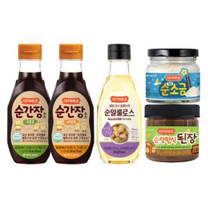 [아이배냇] 간편 순한양념세트 간장(국물용+비빔용) 소금 된장 알룰로스