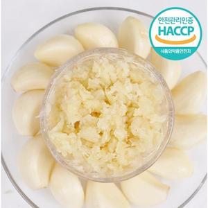 [HACCP인증] 국내가공 냉동 다진마늘 1kg x 2봉(플)