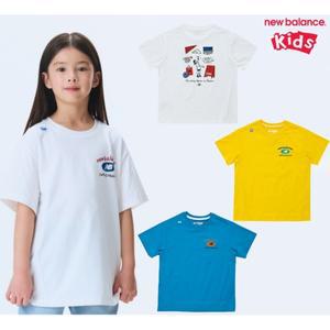 [롯데백화점]뉴발란스 FAMILY HOLIDAY_홀리데이 일러스트 티셔츠 (NK9EF2302U)