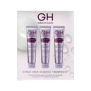 GH 그레이트헤어 스팀 클리닉 스칼프 헤어에센스 노워시 트리트먼트 110ml 3개 세트 (AD)