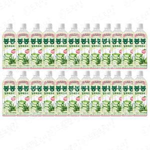봉봉 알로에큐브 복숭아 500ml 24개