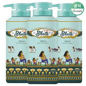 무궁화 샤워때비누 사해소금 900ml 3개