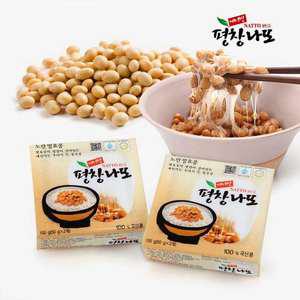 국산 노란콩 나또 세트 면역 발효식품 냉동보관 50g×60포 어르신 선물용