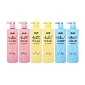 셀럽 프로페셔널 유스 PDRN 샴푸 450ml 6개 오드 뮤게 / 로즈 / 프리지아 향