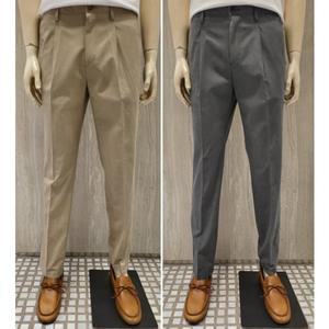 [올젠](신세계 사우스시티)2025SS 남성 빈티지 원턱 팬츠 ZF2PP1306 2종택1