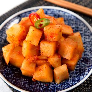 미식연구소 깍두기 2kg 1개 국내산 재료로 만든 전라도 김치