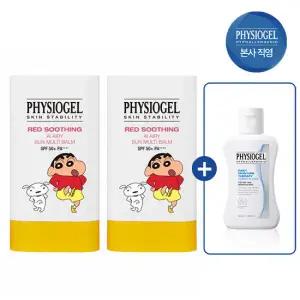 [짱구]피지오겔 레드수딩 AI 선 멀티밤 17ML*2개+DMT토너50