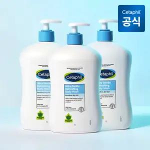 세타필 젠틀 바디워시 리프레싱 (산뜻한향) 1L 3개