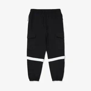 [휠라](대구신세계)[FILA] 유니 루즈핏 화이트락 우븐패치 조거팬츠 (FS2FPE4122X_BLK)